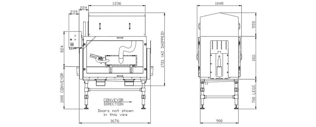 Dimensionen Flaschen + DosenTrocknung LNL Dimensionen Flaschen + DosenTrocknung LNL